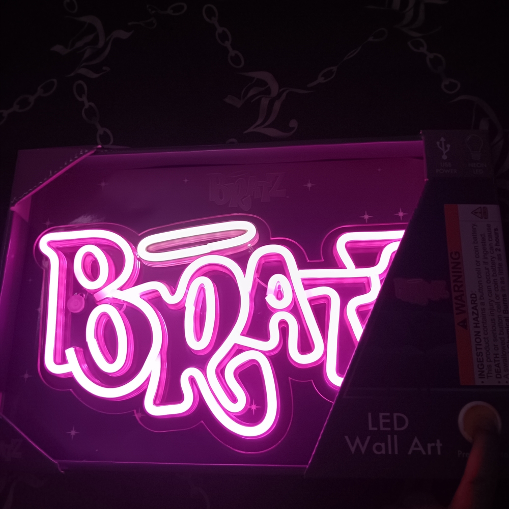 Bratz Pink LED Wall Art